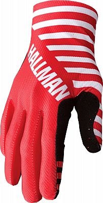 Thor Hallman Mainstay Slice S23, Handschuhe - Weiß/Rot - S von Thor