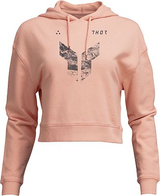 Thor Iconic Crop, Kapuzenpullover Damen - Rosa/Schwarz - XL von Thor