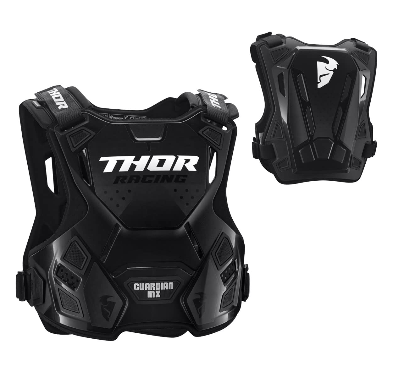 Thor Kinder Guardian MX Roost Deflector Motocross Brustpanzer schwarz S-M von Thor