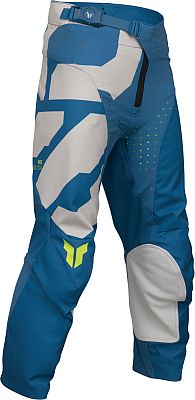 Thor Launchmode Forge, Textilhose Jugend - Blau/Grau/Neon-Grün - 26 von Thor