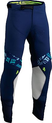 Thor Prime Aloha, Textilhose - Dunkelblau/Hellblau/Neon-Grün - 28 von Thor