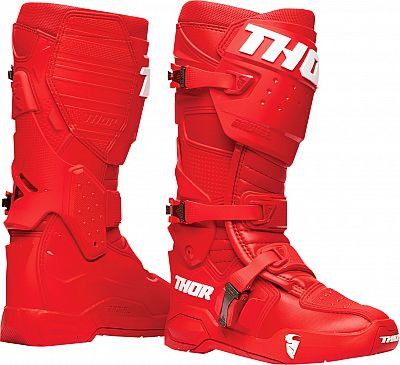 Thor Radial MX, Stiefel - Rot/Rot - 11 US von Thor