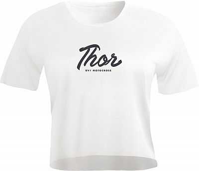 Thor Script, Crop Top Damen - Grau - XL von Thor