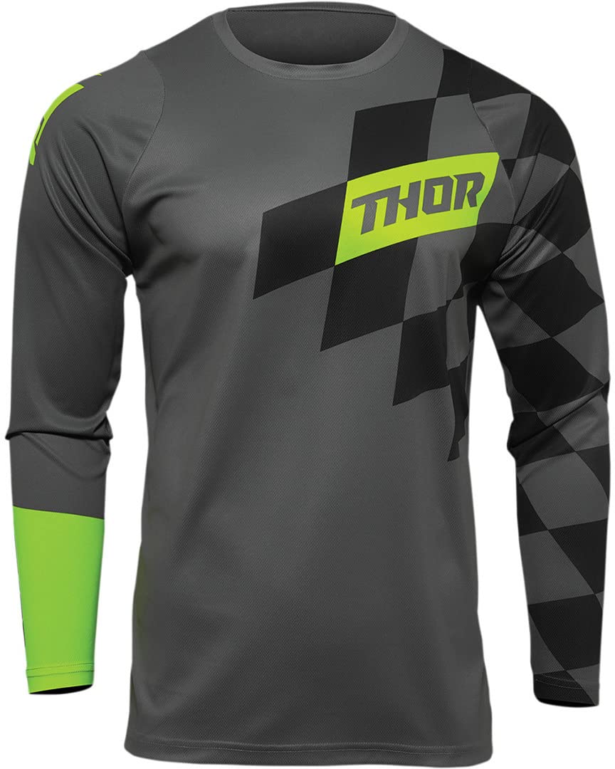 Thor Sector Birdrock Motocross Jersey Grau/Grün L von Thor