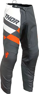 Thor Sector Checker, Textilhose Kinder - Grau/Weiß/Orange - 20 von Thor