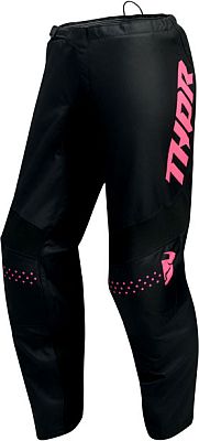 Thor Sector Minimal, Textilhose Damen - Schwarz/Pink - 5/6 von Thor