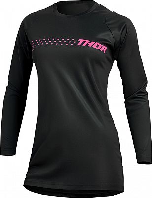 Thor Sector Minimal S22, Trikot Damen - Schwarz/Pink - XL von Thor