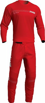 Thor Sector Minimal S22, Trikot Kinder - Rot - XXS von Thor