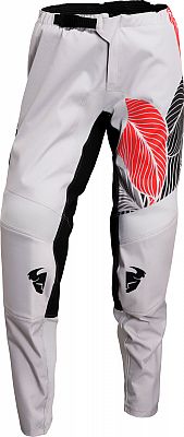 Thor Sector Urth, Textilhose Damen - Hellgrau/Schwarz/Neon-Rot - 9/10 von Thor