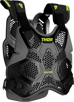 Thor Sentinel Pro, Protektorenweste - Schwarz/Grau - M/L von Thor