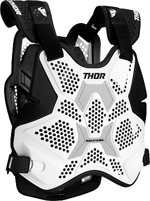 Thor Sentinel Pro, Protektorenweste - Weiß/Schwarz - M/L von Thor