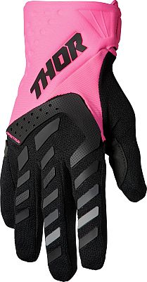 Thor Spectrum, Handschuhe Damen - Neon-Pink/Schwarz/Grau - M von Thor