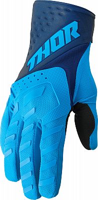 Thor Spectrum S23, Handschuhe - Blau/Dunkelblau - M von Thor