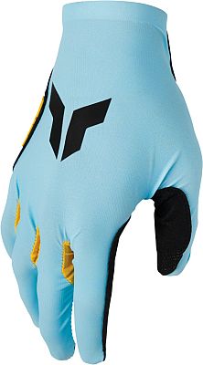 Thor Sportmode Iconic, Handschuhe - Hellblau/Schwarz/Gelb - XL von Thor