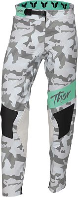 Thor Sportmode Shadow, Textilhose Damen - Grau/Hellgrau/Schwarz/Türkis - 1/2 von Thor