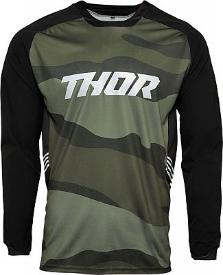 Thor Terrain, Trikot - Dunkelgrün/Schwarz - L von Thor