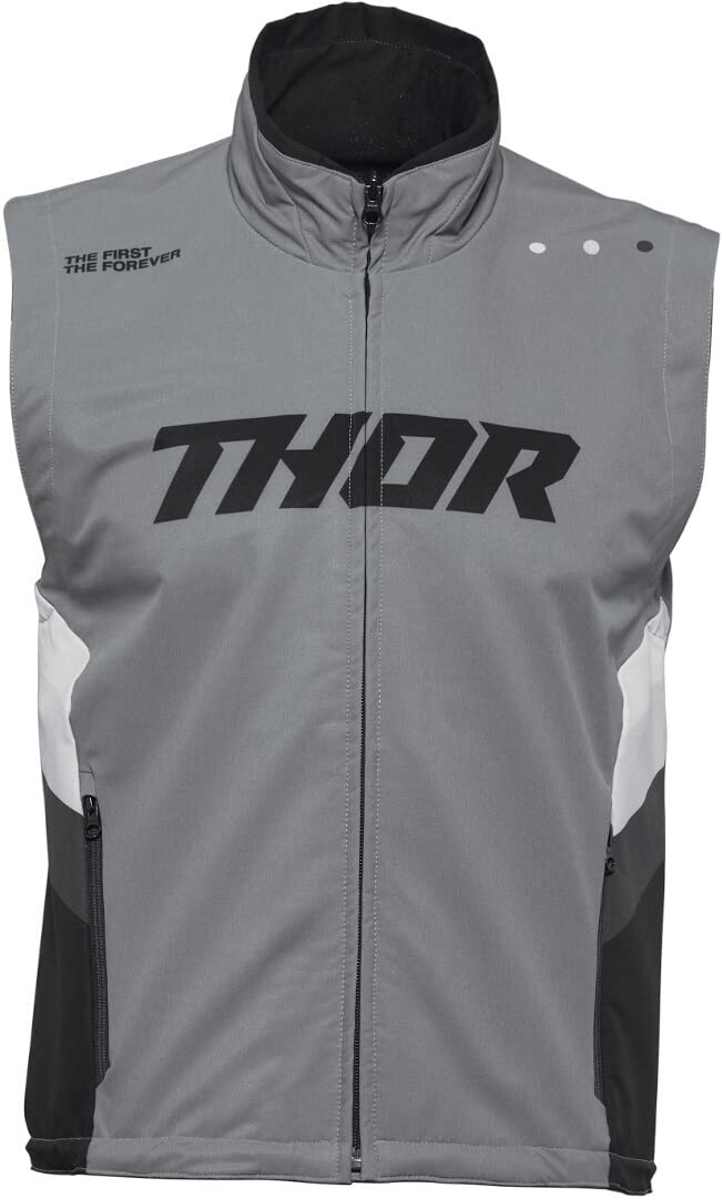 Thor Warm Up Motocross Weste Grau/Schwarz XL von Thor