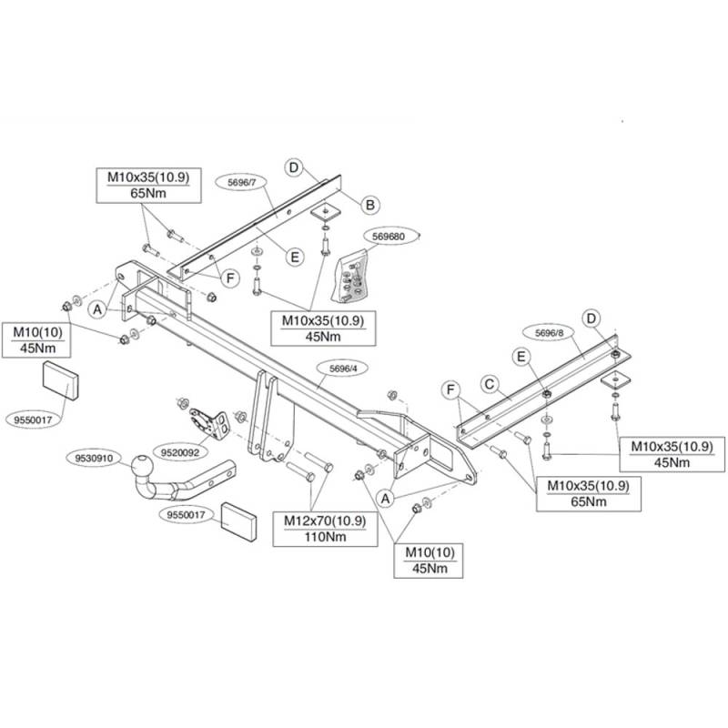 BRINK 569600 Anhängerkupplungen von Thule