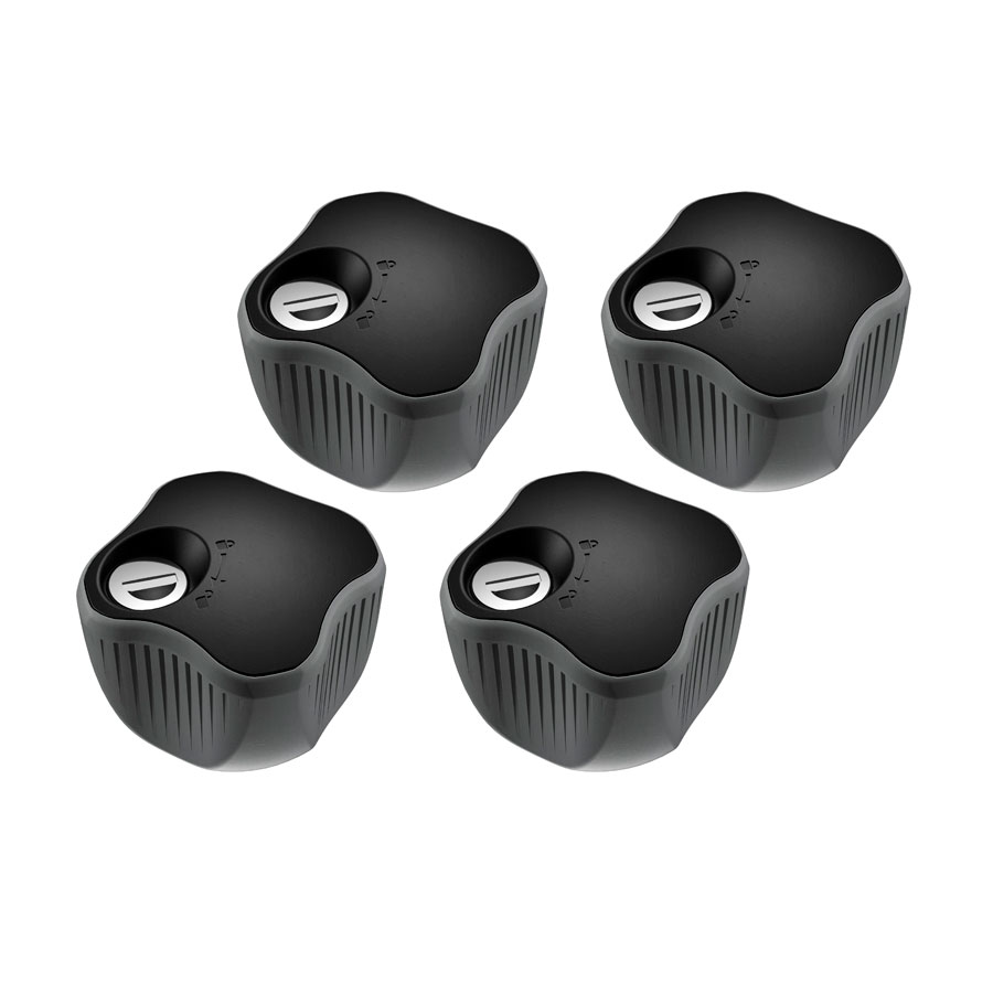 THULE Lockable Knob 527, abschließbare Knebelmutter, 4 Stück von Thule