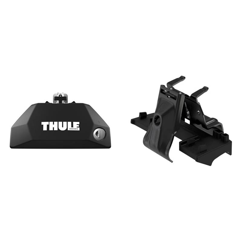 Thule 710600 Fußsatz für Dachträger 4-teilig & 186007 Montageset von Thule