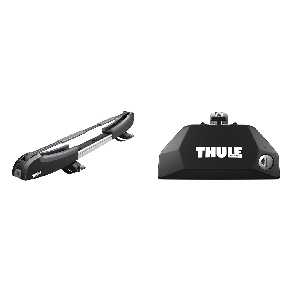 Thule 810001 SUP Taxi XT & Evo Flush Rail Fuß Für Fahrzeuge 4er-Pack Schwarz Black One-Size von Thule