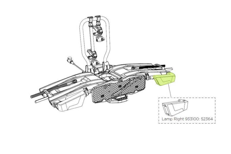 Thule Lampe rechts EF 931 von Thule