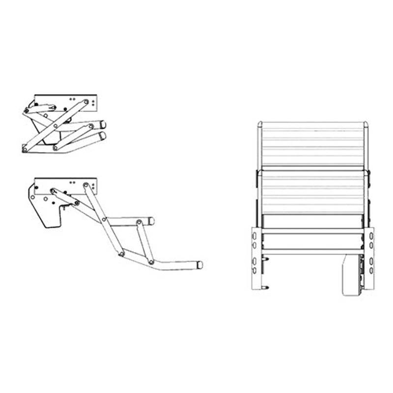 Thule Omnistor Trittstufe Double Step electric 12 V 440 Alu von Thule