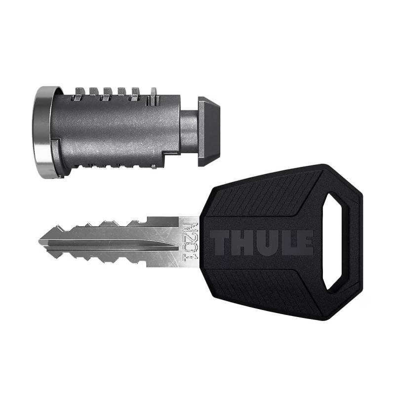 Thule 450800 One-Key 8 System 8 Pack, silber/schwarz von Thule