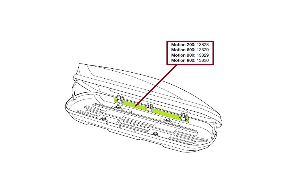 Thule Schliessleiste, 1500 mm von Thule