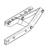 Thule Single Step V10 / V15 Schere rechts von Thule