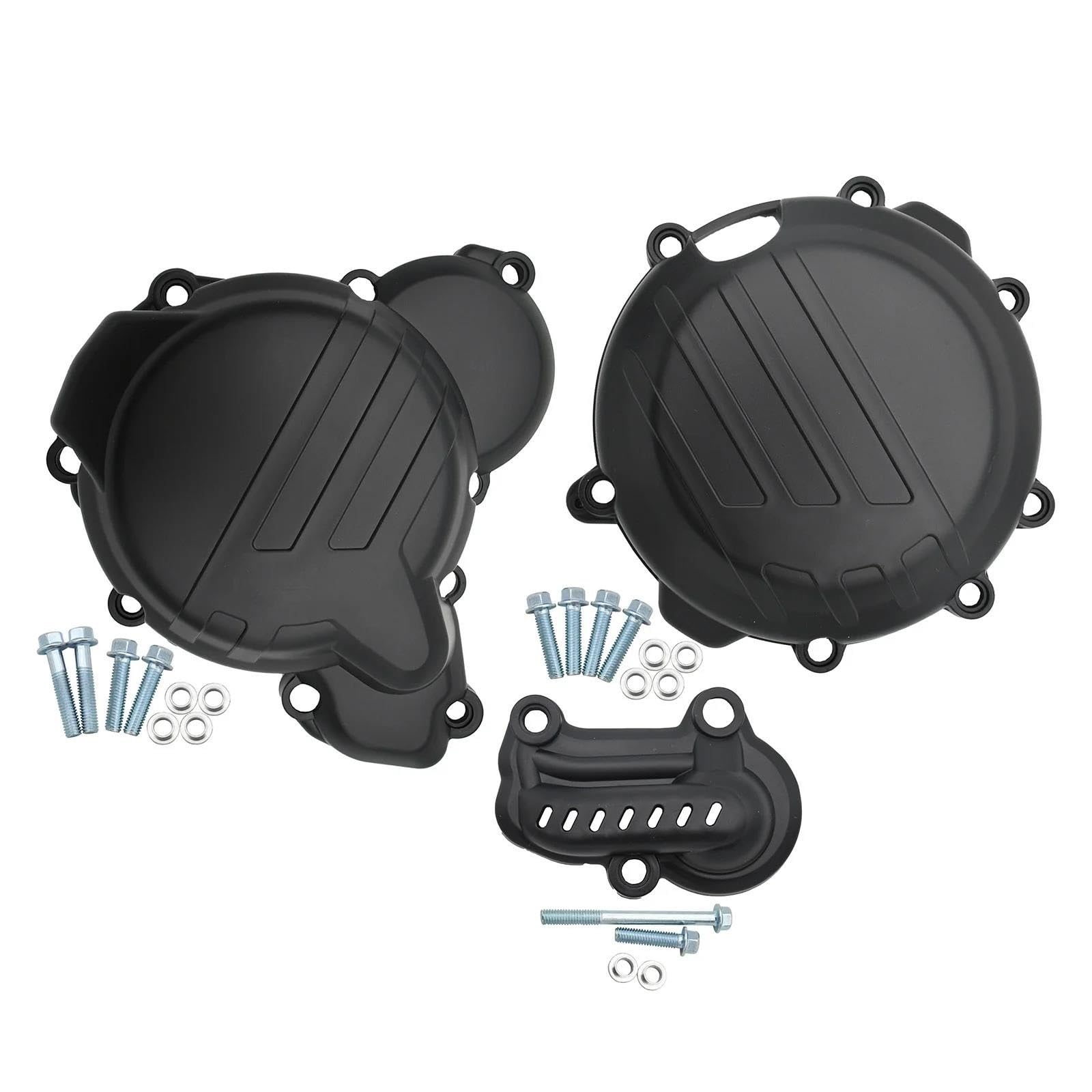 Motorräder kupplungsdeckel Für KTM 250 300 SX XC EXC XCW TPI 2019-2022 Motorrad Motor Stator Seite Abdeckung Schutz Kurbelgehäuse Schutz Kurbelgehäuse Motordeckel (Color : Black) von TianChuang