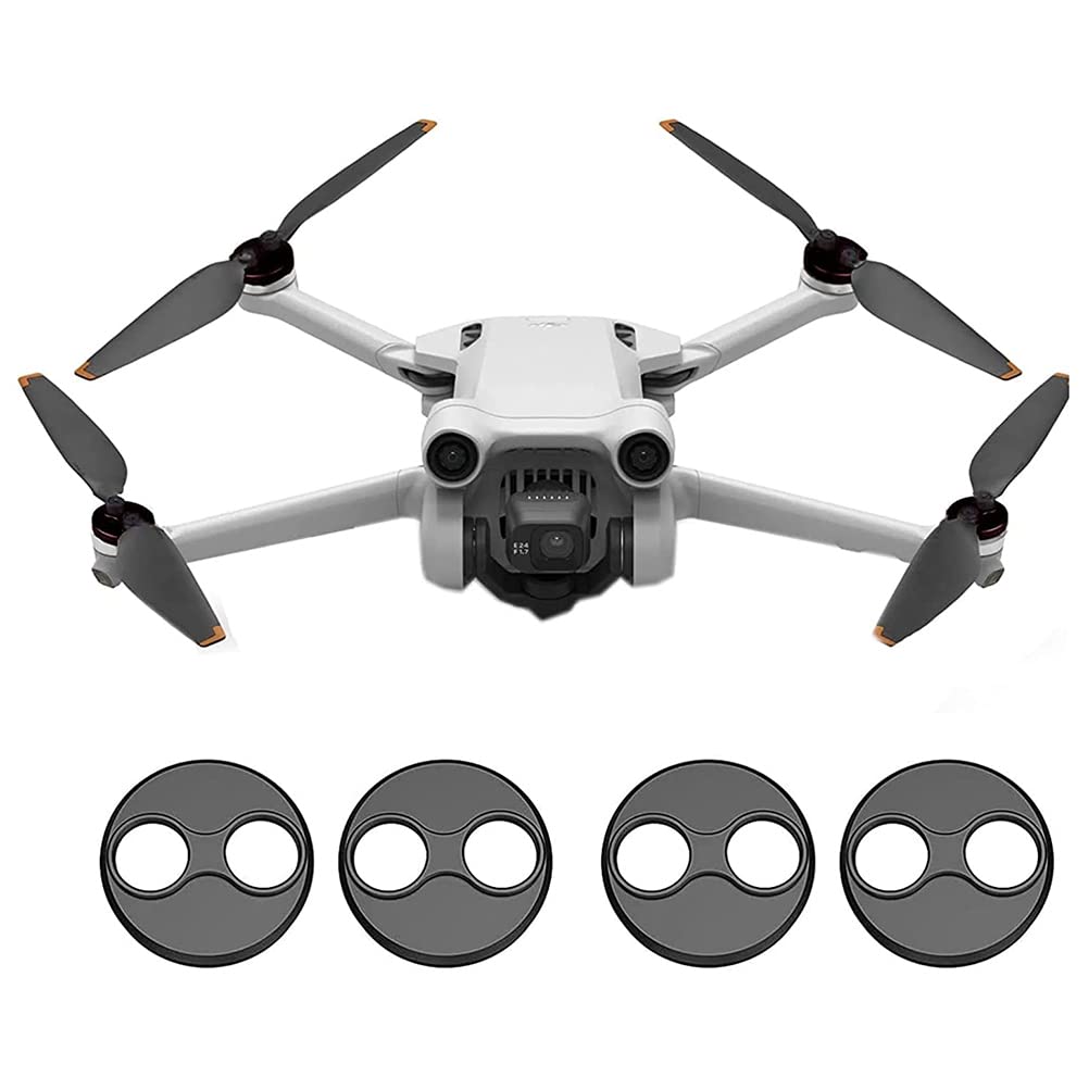 Tianbi DJI Mini 3 Pro Motorabdeckungen, 4 Stück Aluminium-Schutzkappen, staubdicht, wasserdicht, kratzfest, für unbemannte Luftfahrzeuge von Tianbi