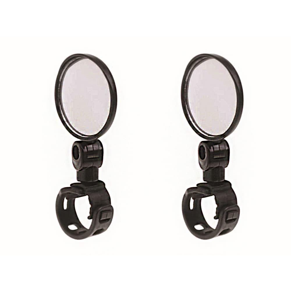 Tiardey 2PCS 360°Fahrradspiegel,Fahrradrückspiegel verstellbarer Rückspiegel Lenkermontierter Glasspiegel,Universalrückspiegel für Fahrrad und Motorrad von Tiardey