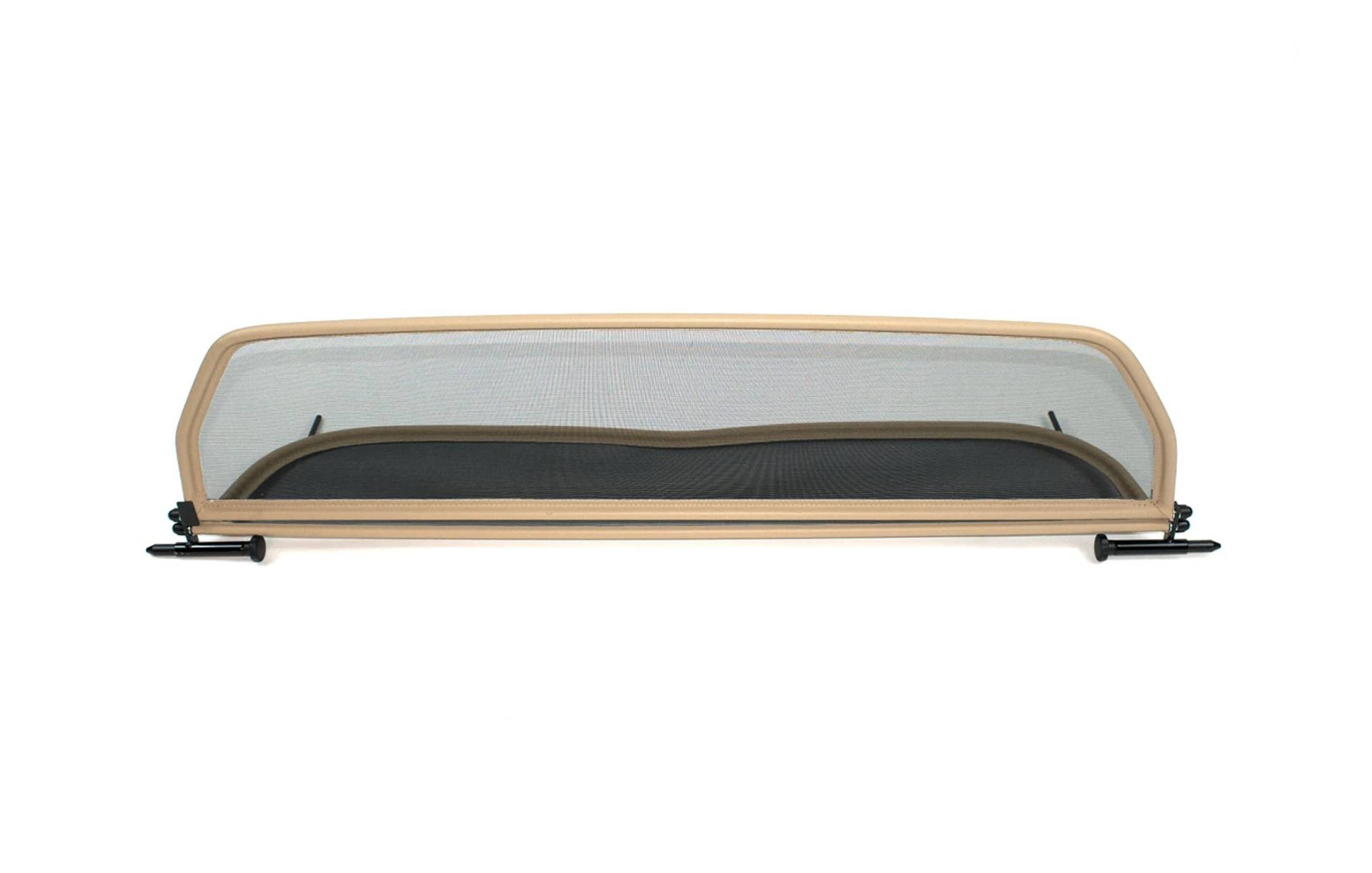 Tief-Tech Windschott für Peugeot 206 (2000-2006) - Klappbar - mit Schnellverschluss - Beige | Windabweiser | Windblocker | Wind Deflector von Tief-Tech