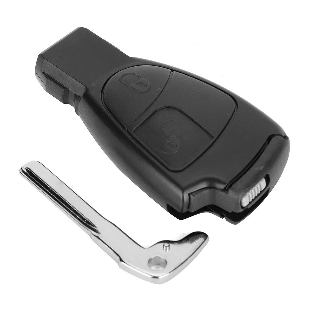 2 Taste Autoschlüsselhülle, Autoschlüsselbeutelschale -FOB -Kompatible Black Color Key Hülle für Autoschlüssel von Tihebeyan