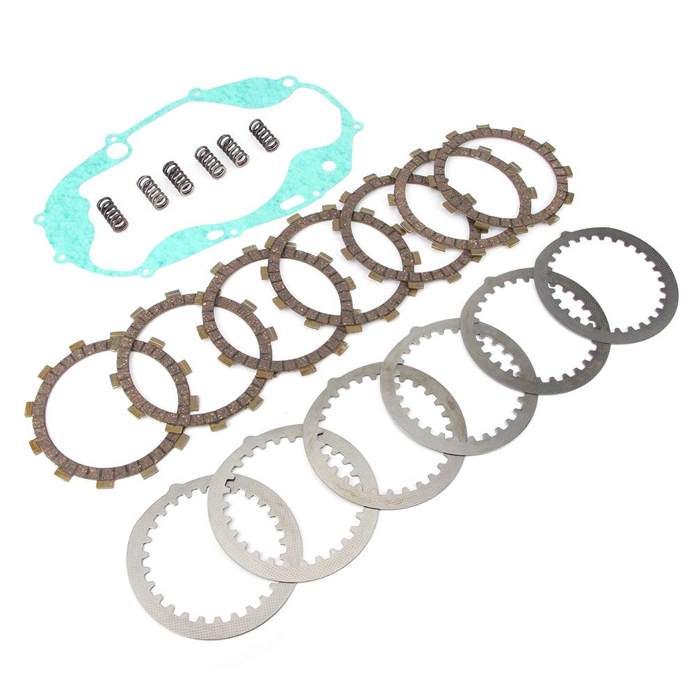 Clutch Friction Plate Kit, Bestehend aus Eisen-Nicht-Asbestpapier-Papierkissen Hochwertiger Ersatz für Banshee 350 YFZ350 1987-2006 von Tihebeyan