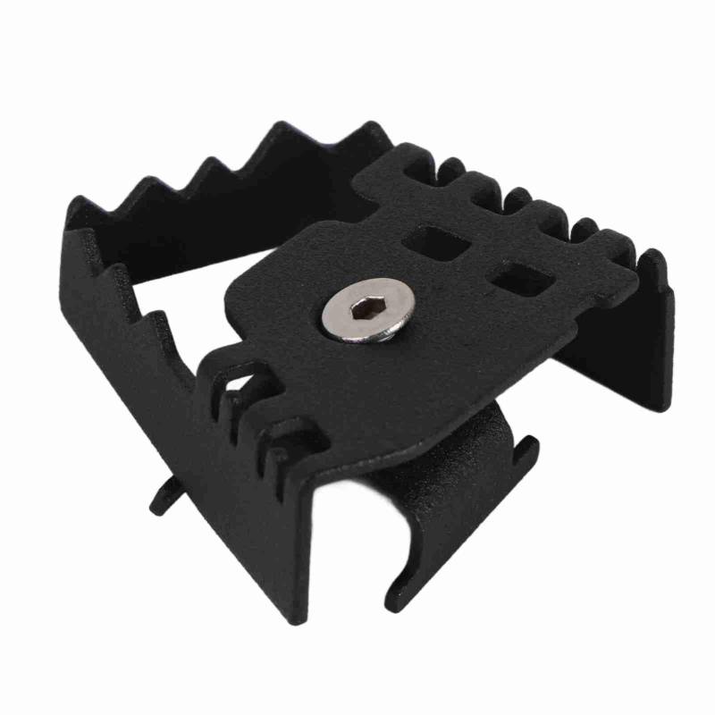 Motorrad Hinten Fuß Bremshebel Pedal Vergrößern Verlängerung Pad Extender Bremse Verlängerung Pedale für F800GS F700GS (BLACK) von Tihebeyan