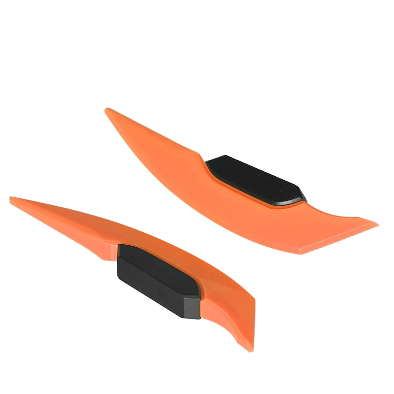 Motorrad-Seiten-Winglet, Aggressiver Look, ABS-Spoiler, Motorrad-Seitenspoiler für Elektrofahrräder, ATV, Universell Passend (ORANGE) von Tihebeyan