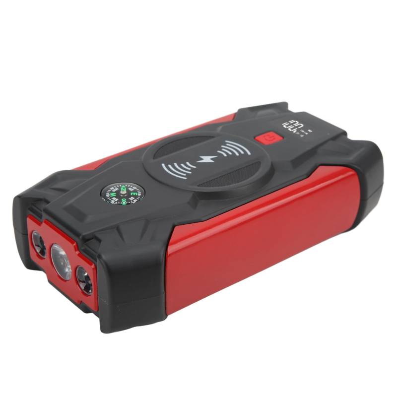 Sprungstarter, 39800mAh Jump Starter 1200A LED -Display Wireless Ladegerät Power Bank für 12 -V -Auto -Motorrad (100 240 V) (Europäische Vorschriften: 100–240 V) von Tihebeyan