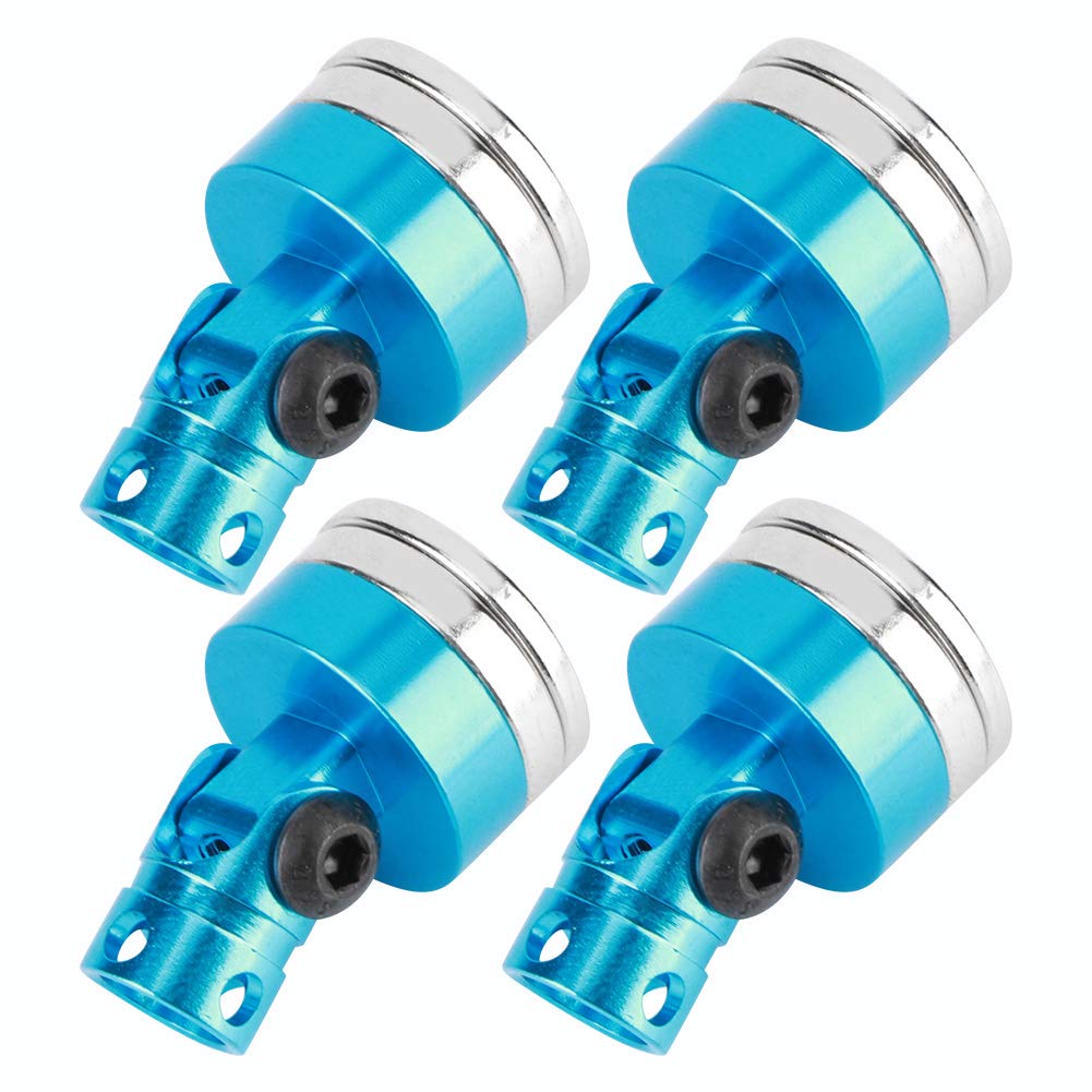 Tihebeyan Auto-Shell-Säulenpfosten, 4 Stück, Starker Magnet, RC-Car-Shell-Säulenpfosten, Passend für AXIAL SCX10 1/10 RC-Automodell (Blue) von Tihebeyan