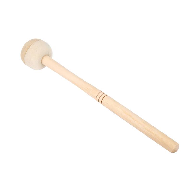 Tihebeyan Bass Drum Mallet, Bass Drum Mallet Stick Wollfilzkopf Percussion Marching Band Zubehör von Tihebeyan