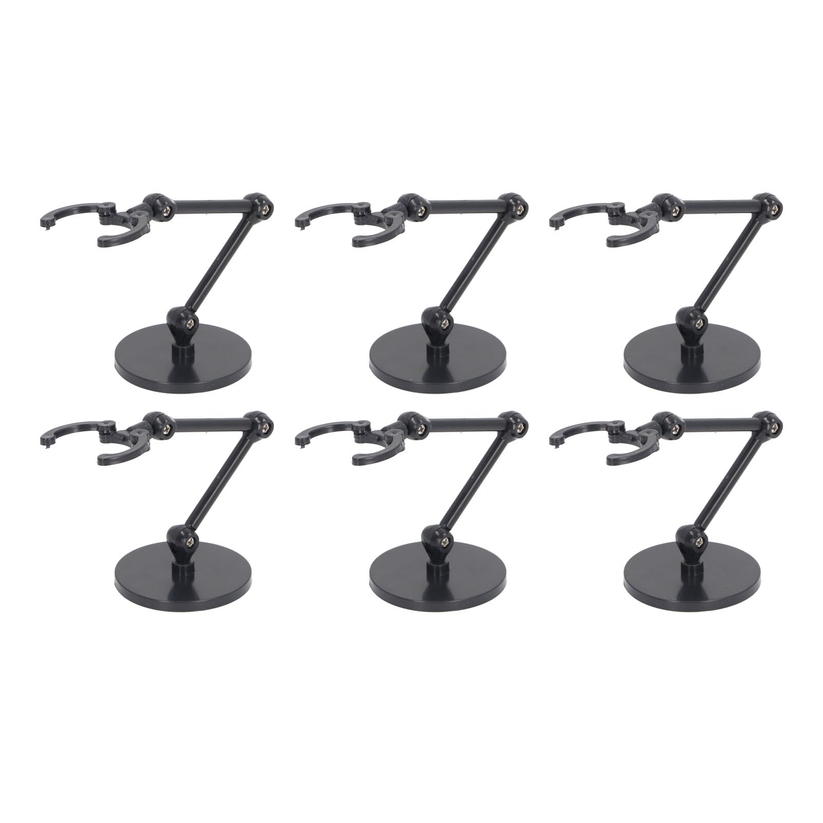 Tihebeyan Puppenständer, 10 Sets Puppenständer, Displayhalter, Actionfigurenständer, Mini-Puppen-Stützrahmen, Kompatibel für 6 Zoll (Black #11) von Tihebeyan