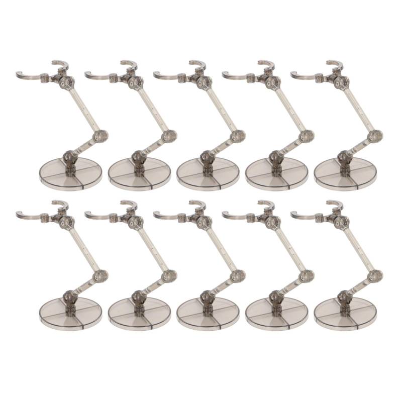 Tihebeyan Puppenständer, 10 Sets Puppenständer, Displayhalter, Actionfigurenständer, Mini-Puppen-Stützrahmen, Kompatibel für 6 Zoll (Black #14) von Tihebeyan