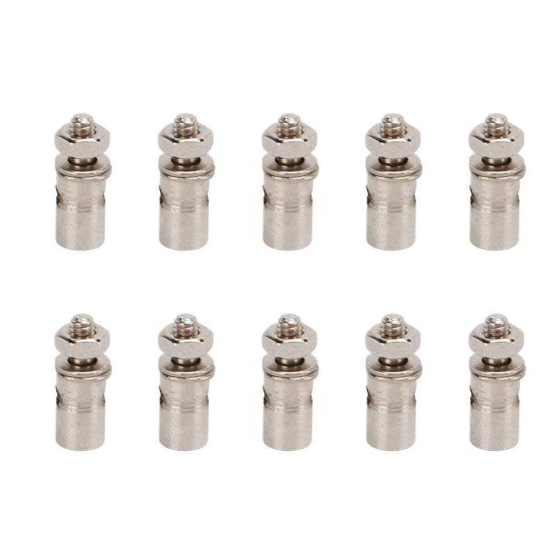 Tihebeyan Servo-Schubstangenverbinder, 10-teiliges Set, 1,3 Mm Servo-Schubstangenverbinder, Verstellbarer Gestängestopper für Schubstangenverbinder von Tihebeyan