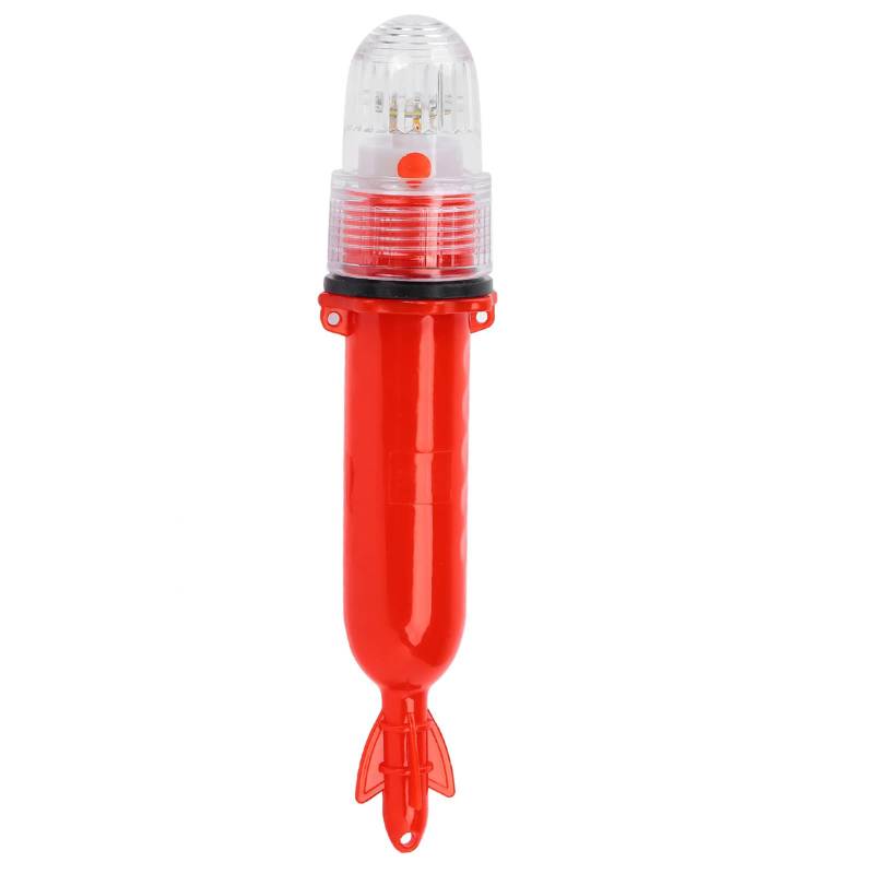 Safety Beacon Light, Emergency Hazard Warning Flashing Light Stroboskop Blitzer Bar Electronic Visual Distress Signal Kit Bait Lure Lamp Fish Tools Direct Replacement For Kayak Yacht Pontoon(rot) von Tiiyee