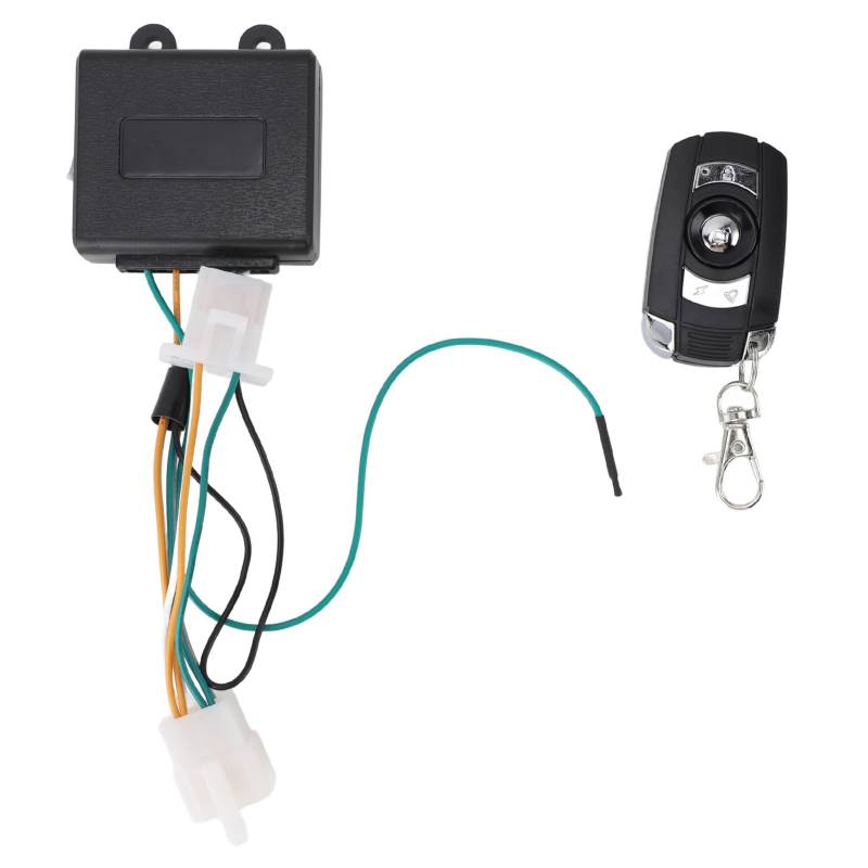 Tiiyee Auto Keyless Entry Kit, Universal Autotürschloss Fahrzeug Keyless Car Unlock Kit Alarmsystem für Fünf-Draht-Zentralsystemverriegelung Fernbedienung Autotüröffner-Kit für die von Tiiyee