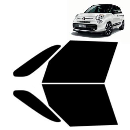 Tintcom.com Passgenaue Tönungsfolie für-FIAT 500L 5-Türen 2012-... - Vordere Seitenscheiben (50% Hellschwarz) von Tintcom.com