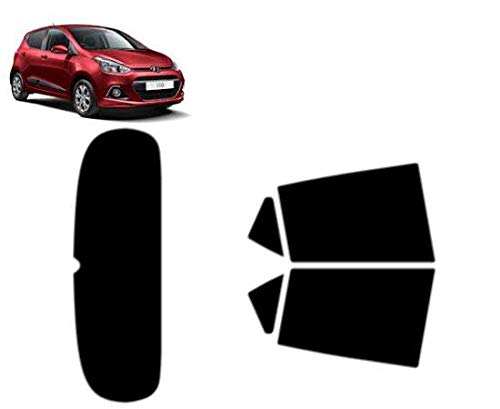 Passgenaue Tönungsfolie für-Hyundai I10 5-Türen 2013-2018 Heck/Seitenscheiben (05% Tiefschwarz) von Tintcom.com