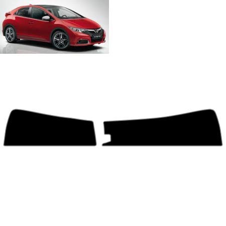 Tintcom.com Sonnenblendstreifen für-Honda Civic 5-Türen 2012-2016 Passgenaue Tönungsfolie (20% Schwarz) von Tintcom.com