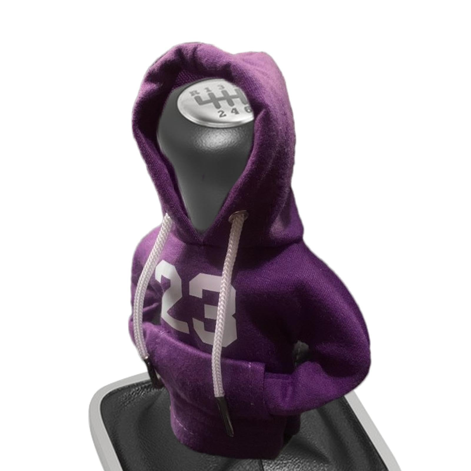 Tioheam Mini-Hoodie für Auto-Schalthebel, Auto-Schaltknauf-Hoodie - Lustiger Auto-Gangschaltung-Hoodie - Schaltpullover, verstellbares, rutschfestes, schützendes Kfz-Innenraumzubehör für von Tioheam